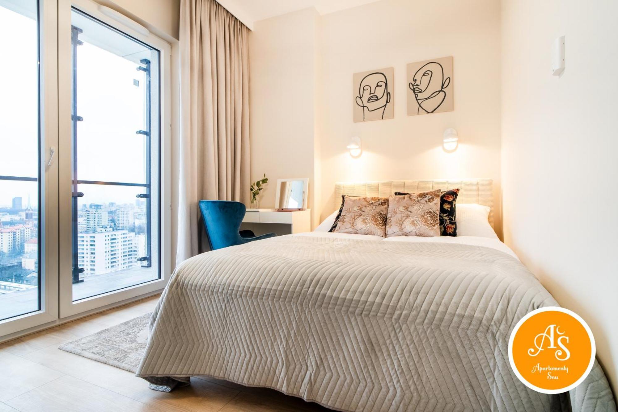 Lägenhet Apartamentysnu, Wola Tower Z Parkingiem Warszawa